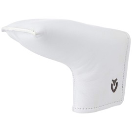 VESSEL HC23118 Blade 320-60 Golf Putter Cover G/LEATHER PC, white