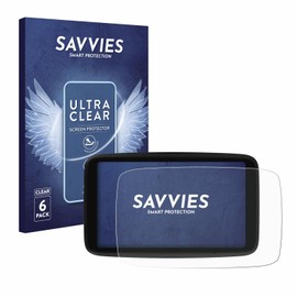 Savvies Pack of 6 Screen Protectors for TomTom GO Advanced Screen Protector Ultra Transparent