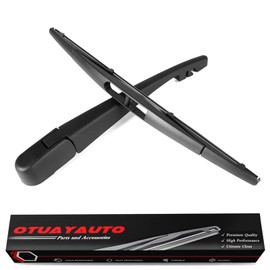 OTUAYAUTO Rear Windshield Wiper Replacement for 2018-2024 Jeep Wrangler JL, Back Window Wiper Blade Arm Accessories, Wiper Cover Kits Assembly for Rear Windshield