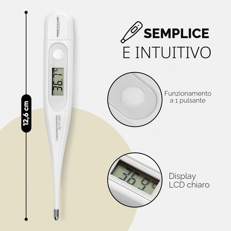 ProfiCare Termometro Bianco