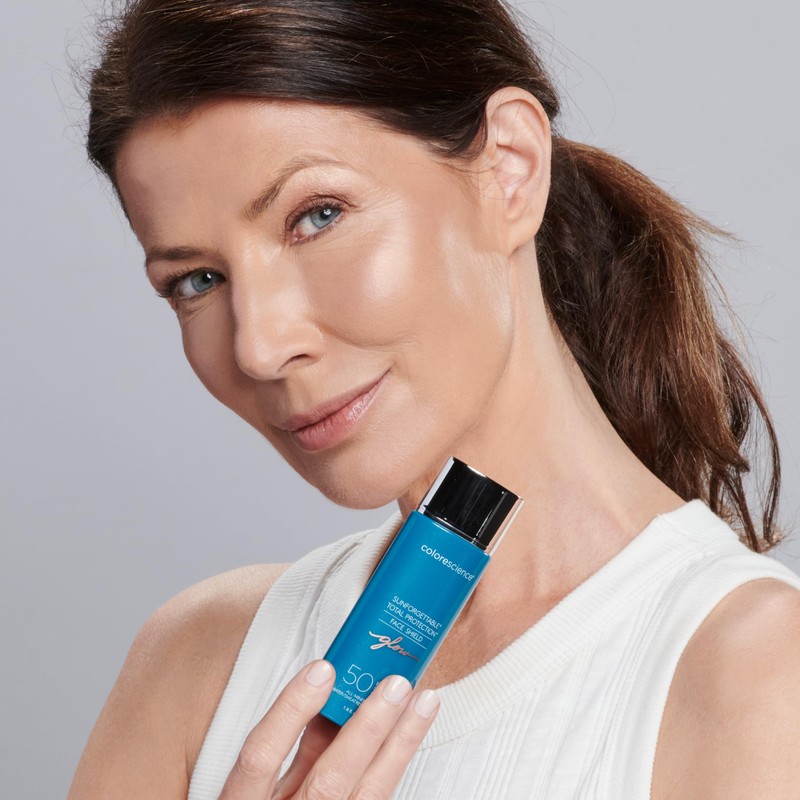 Colorescience Sunforgettable Total Protection Face Shield Glow SPF 50, Glow,