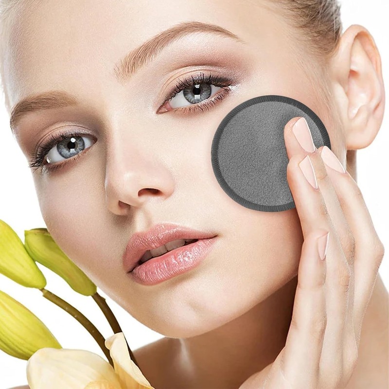 16 Pieces Reusable Makeup Remover Pads, Effective Facial Cleansing