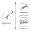 sourcing map Magnetic Double Ended Screwdriver Bit PH2/SL6 5x160mm 1/4"