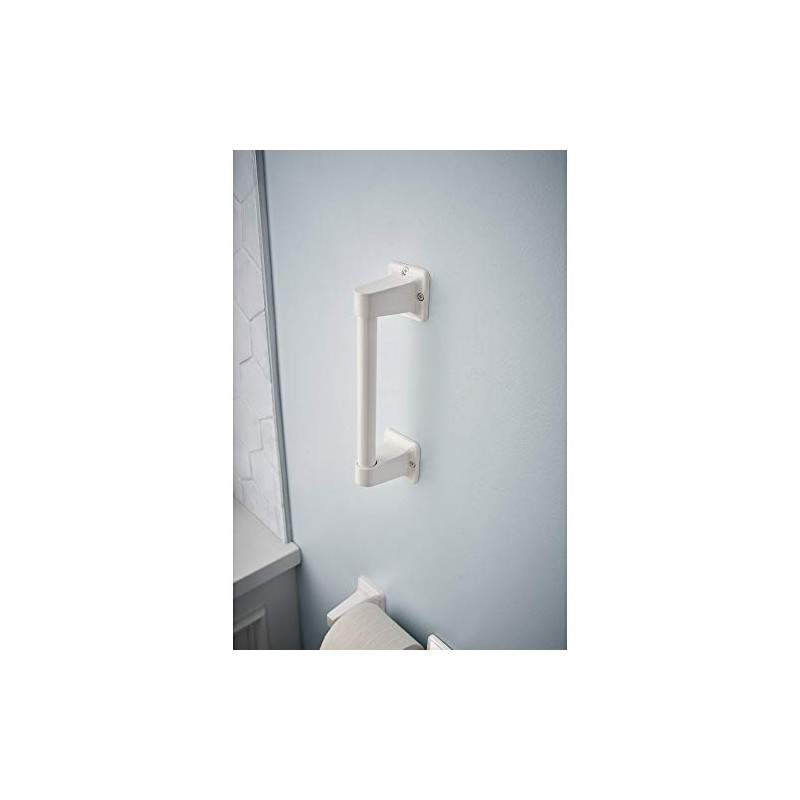 Delta (1-Pack) 9' Assist Bar ADA Compliant Optic White Bathroom