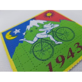 Bike Day 1943 Blotter Art Psychedelic Art Gift Acid Art 100 Tab Sheet
