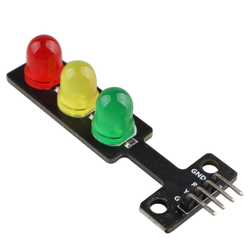 Mini Traffic Light LED Display Board Module 3.3-5V Compatible with
