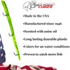 Delong Lures 6" KILR Worms Pre-Rigged for Bass, Pike and