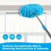Extendable Microfiber Ceiling Fan Duster - Long Handle, Dust-Locking, Reusable