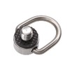 Foto&Tech Stainless Steel 1/4"-20 Rubber Padded D Ring Screw, D-Shaped
