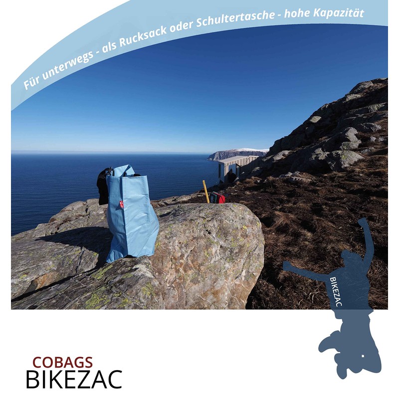 BikeZac 2.0 by Cobags | Bicycle Bag Clip-On Shopping Bag