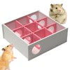 Hamster Maze Hide | 9 Chamber Wooden Maze Tunnel Hamster
