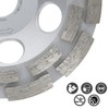 PRODIAMANT Premium Diamond Cup Wheel 125 mm Concrete Universal 125
