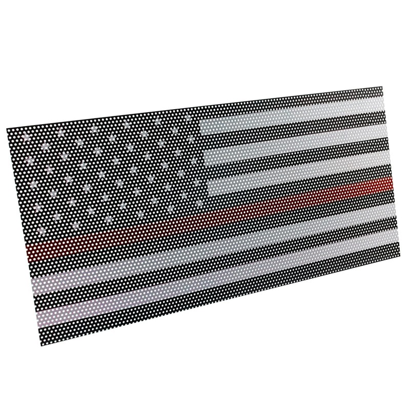 Hooke Road Wrangler Flag Grill Insert JK Mesh Grille Deflector