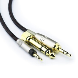 HansnBy Replacement Upgrade Audio Cable Compatible with Bose 700, QC25, QC35 II, QC35, QC45, QuietComfort 25, QuietComfort 35, Headphones with 6.35mm Adapter, 1.2m