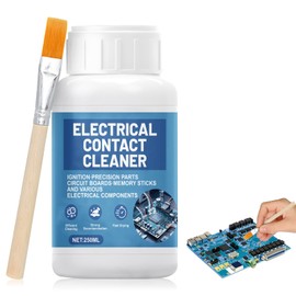 JAOJAO Electronic Contact Cleaner, Circuit Board Cleaner Fast Drying Precision Electronics Cleaning for Circuit Boards Appliance Control Boards Switches & Connectors, 250ml Transparent