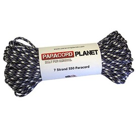 Paracord Planet 550lb Paracord – 7 Strand Type III Tactical Parachute Cord for Outdoors and Crafting