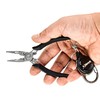 SAMSFX Mini Fishing Pliers with Retractors, Snap Split Ring Pliers,