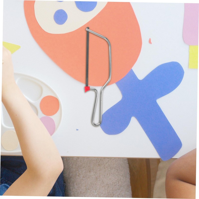 Angoily Ergonomic Mini Fretsaw for Woodworking 2pcs Portable Small Hand