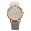 Women's Watch Dial Easy Read Analog Waterproof, beige/beige, Free, Casual