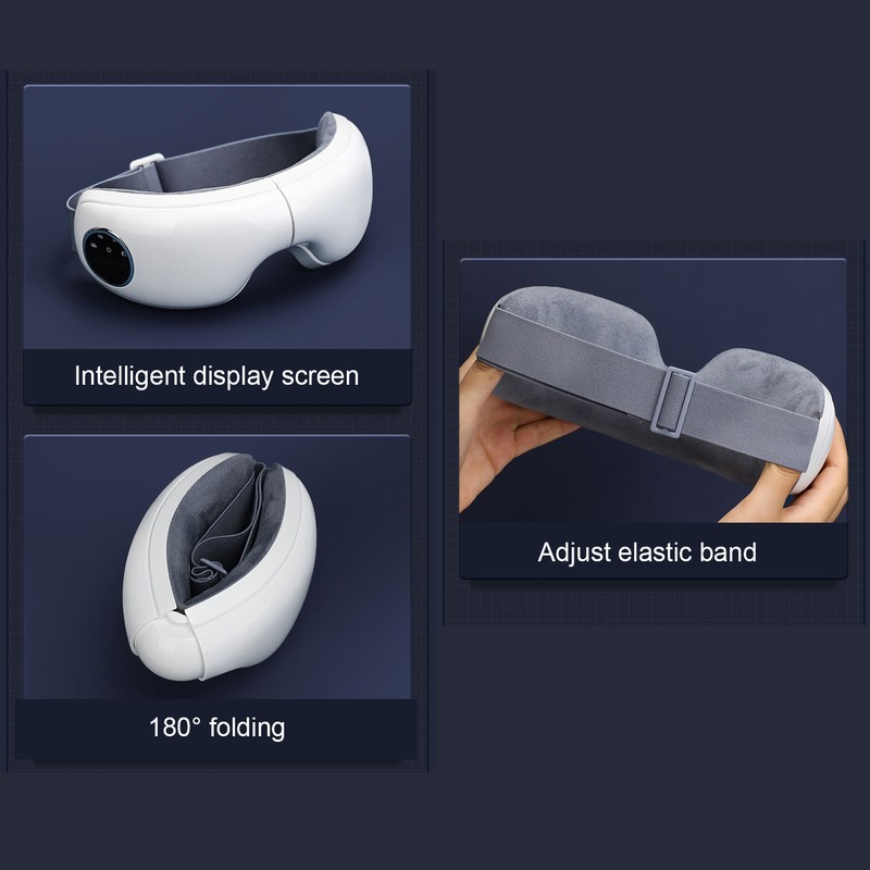 Eye Massager Heat Compression 5 Vibration Strength Timing 2 Modes