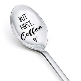 Birthday Gifts for Women Coffee Lover Friends Coworker Coffee Spoons Gift for Coffee Lovers Anniversary Valentines Day Gifts for Wife Girlfriend Coffee Gifts for Coffee Lovers Daughter Son