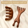 Wooden Scalp Massager Comb Set Massage Tools for Lymphatic Drainage
