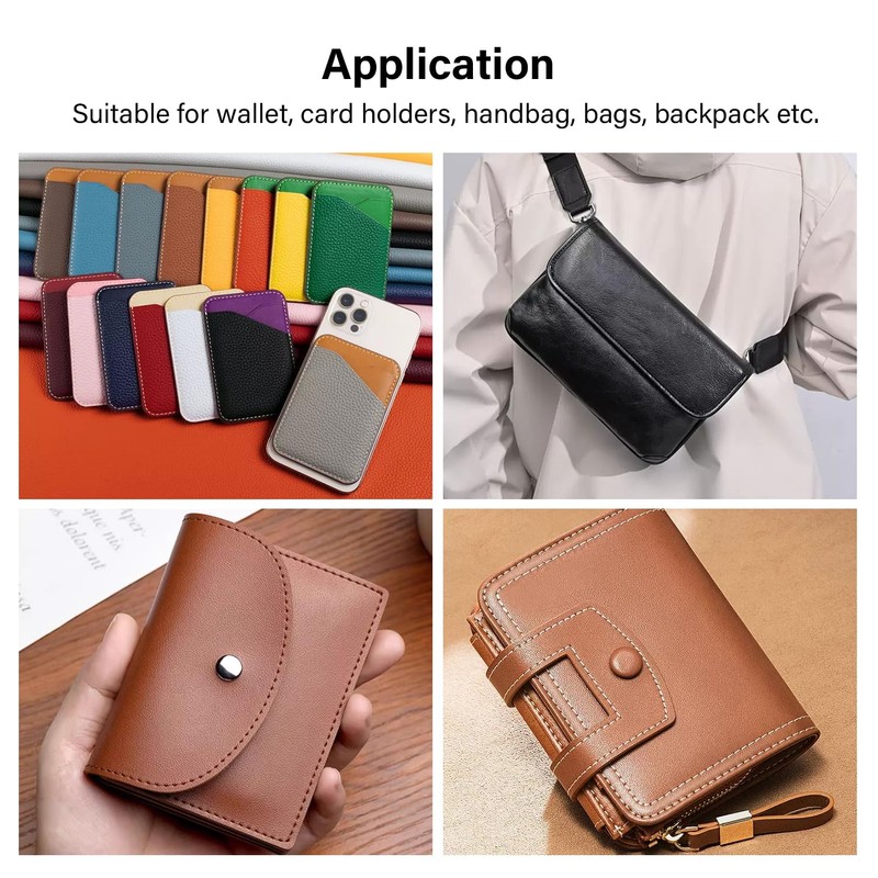 WUTA - Juego de 6 punzones, herramientas de piel de