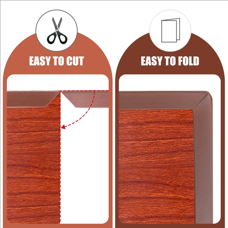 Slimline Cabinet Door Edge Protector, 3/4" Self Adhesive Peel and
