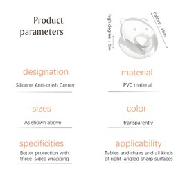 10Pcs Table Corner Protectors for Baby,Furniture Corner & Edge Safety Bumpers Bear-Shape Corner Protector, Baby/Child Proof Furniture Corner Guards