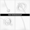 HEMOTON 4pcs Sippy Cup Straw Replacement Straw Transparent Weighted Ball
