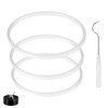 3Pcs Rubber Gaskets Blender Replacement Parts Compatible with Ninja