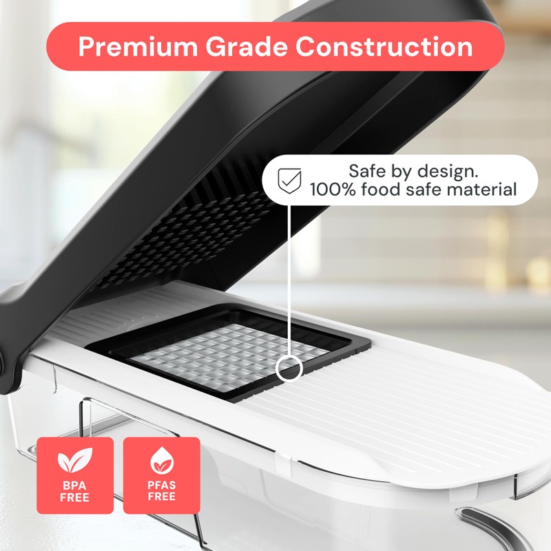 Fullstar Mandoline Slicer for Kitchen - Vegetable Chopper, Onion Potato