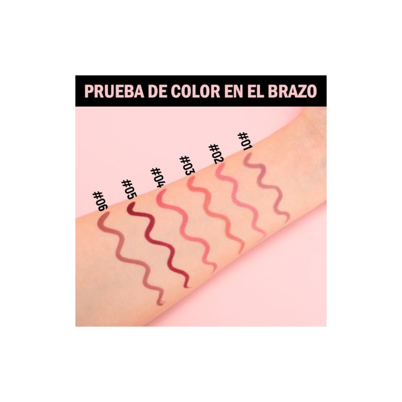 Erinde Lápiz Delineador Líquido de Precisión, Acabado Mate, #06
