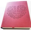 Red Heart Lined Journal