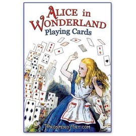 Alice In Wonderland Playing Cards - Blue Back Deck