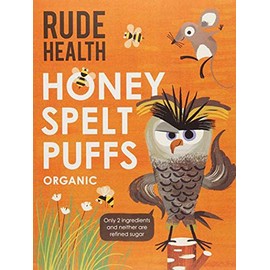 Rude/H Organic Honey Spelt Puffs [175g] (Pack of 2)