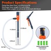 Fuel Transfer Pump with Hand Nozzle, 2.8 GPM Gas Can