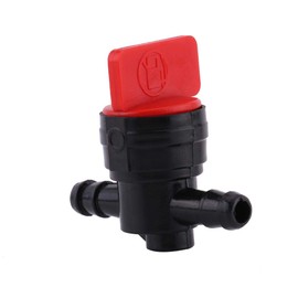KIMISS On Off Fuel Tap, Universal 6 mm Inline Fuel Shut-off Valve Made of Plastic for 1/4 Pipe Hose