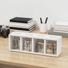 UNICRAFTALE 4-Slot Wooden Money Saving Box Wall Mounted Savings Bank