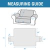 H.VERSAILTEX 100% Waterproof Sofa Covers for 2 Cushion Couch Modern