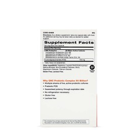 GNC Probiotic Complex Daily Need with 50 Billion CFUs | Clinically Studied Multi-Strain, Supports Digestive and Immune Health, Vegetarian | 30 Capsules