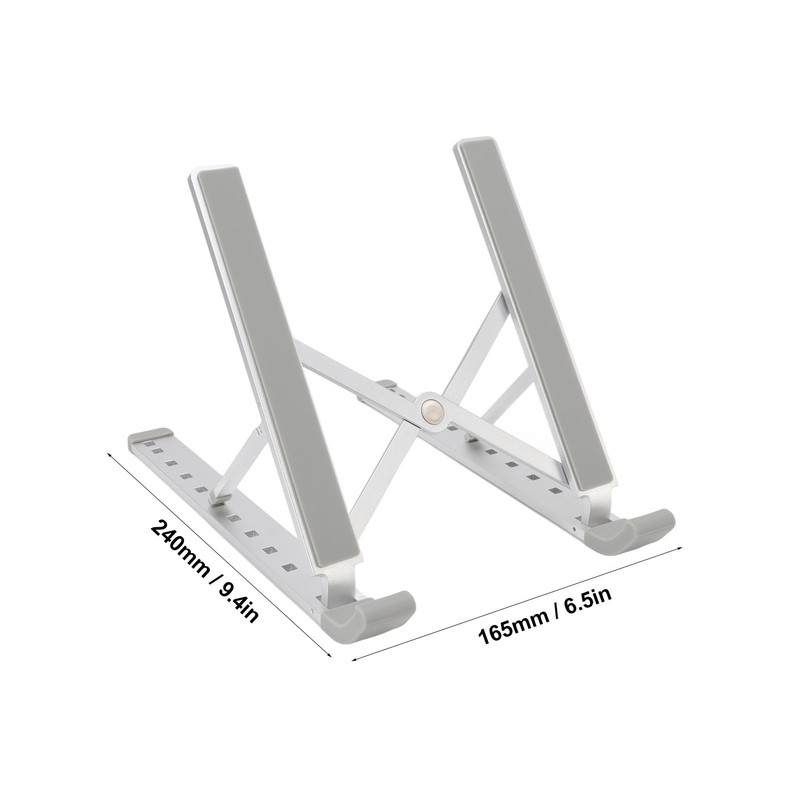Laptop Stand Foldable Adjustable Design Aluminum Alloy Hollowed Out Laptop
