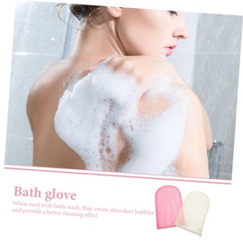 TOVINANNA 2pcs Bath Towel Exfoliating Washcloth Exfoliating Gloves for Body Bath Glove Scrub Gloves Exfoliating Wash Gloves for Shower Scrubbing Gloves for Body Hand Scrub Glove Shower Glove