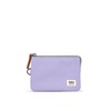 Roka London Carnaby Small Recycled Canvas, lavender, coin purse