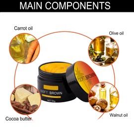 After Sun Self-Tanner Body and Face Tanner Self Tanning Lotion Sunless Tanning Cream Natural Look Self-Tanning Face Long-Lasting Self-Tanning Cream 50 g