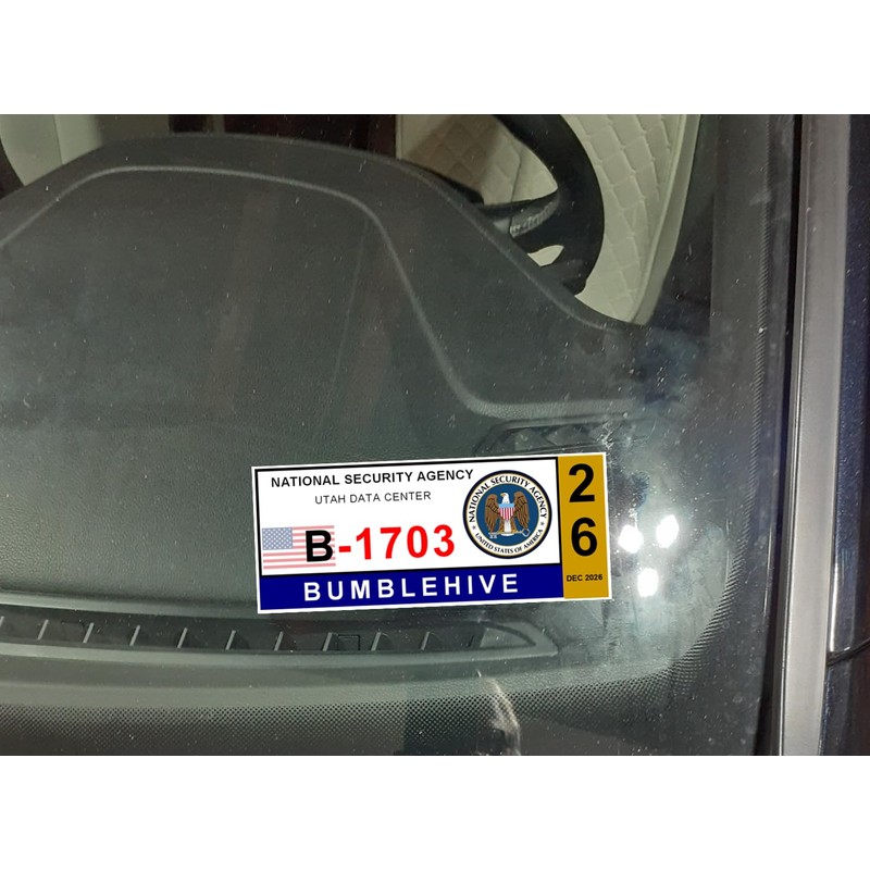 2026 Bumblehive NSA Data Center Parking Decal