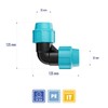 HYDROBIL MDPE Fitting for Water Pipes, Angle 32 mm x
