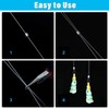 200 m Nylon Thread Clear Tear-Resistant 0.8 mm Polyamide Thread