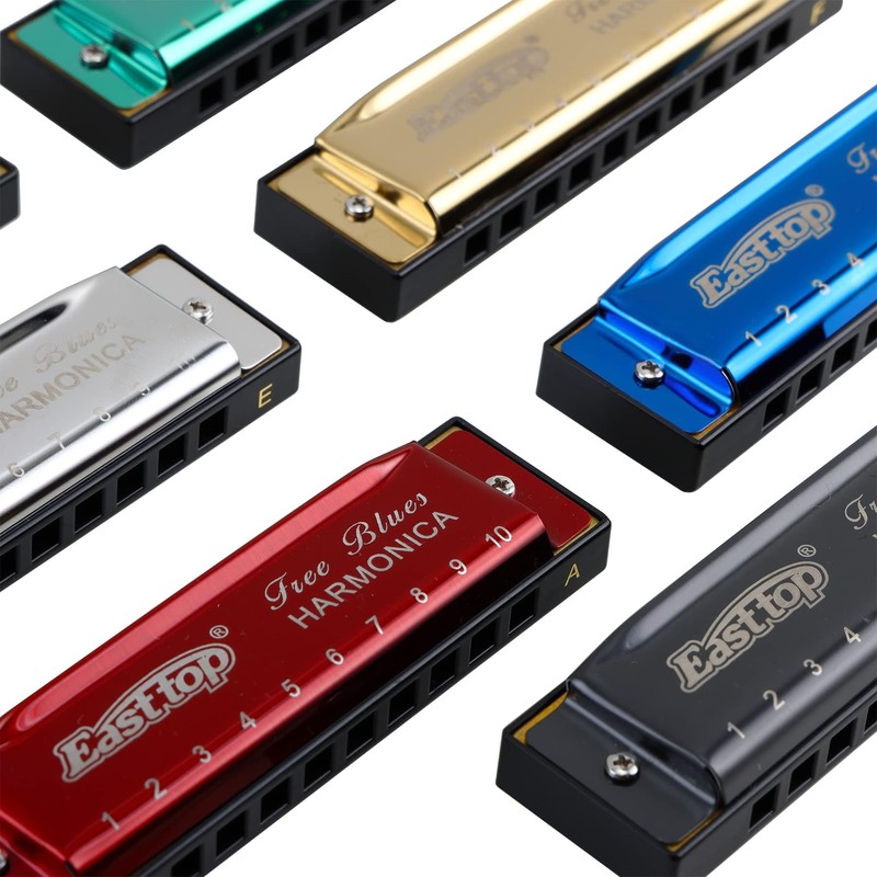 East Top Harmonica Set, 7 Tone Set, Beginner, 7 Tone