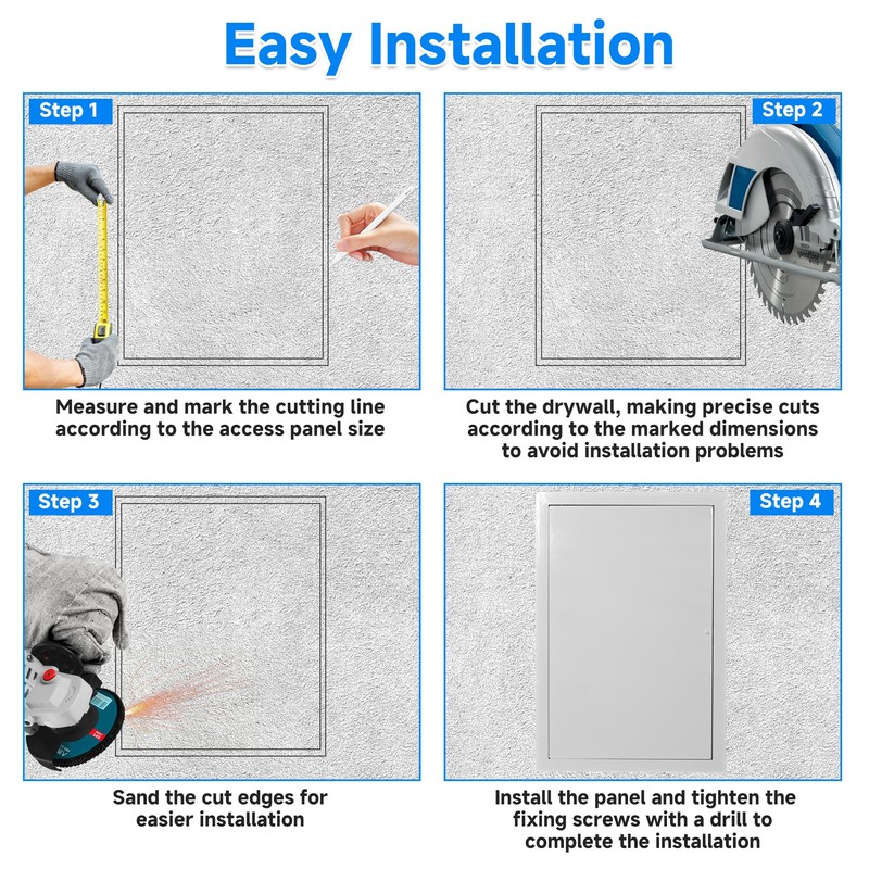 awagas Thicken 1mm 16 x 24 Access Panel for Drywall,